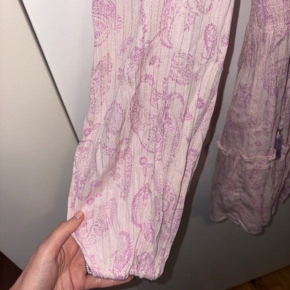 House of Harlow 1960 Paisley Long Sleeve Mini Dress - Picture 3 of 8